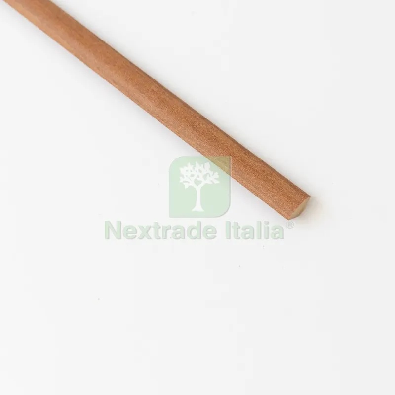 5PZ QUARTO DI TONDO MDF NOCE TANGANICA 14X14X2400 MM — Profili e angolari decorativi — rif. FERX.2286 5PZ QUARTO DI TONDO MDF NOCE TANGANICA 14X14X2400 MM — Profili e angolari decorativi — rif. FERX.2286