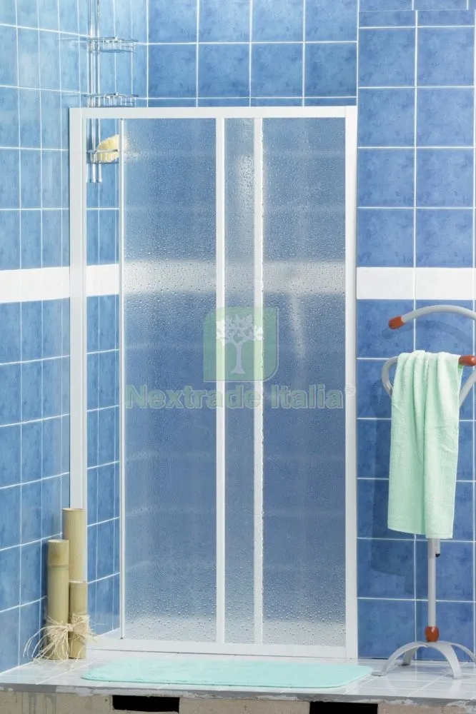 Porta Scorrevole Doccia 106/111 Bianco P02 — Ferramenta porte e finestre — rif. FERX.22893