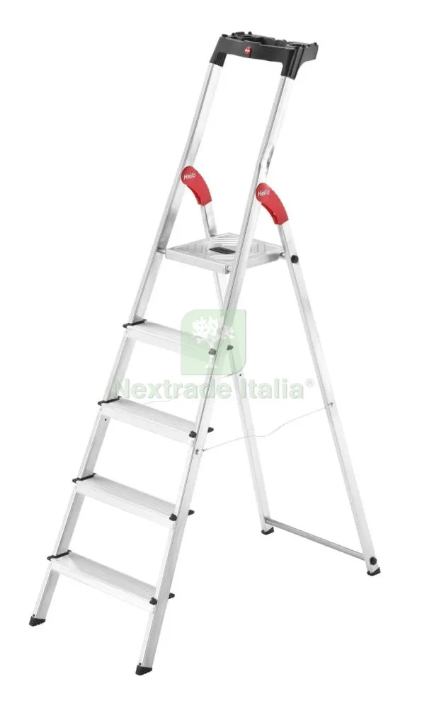 HAILO SCALA ALLUMINIO ART.L60 5 GRADINI — Casalinghi e organizzazione — rif. FERX.22927
