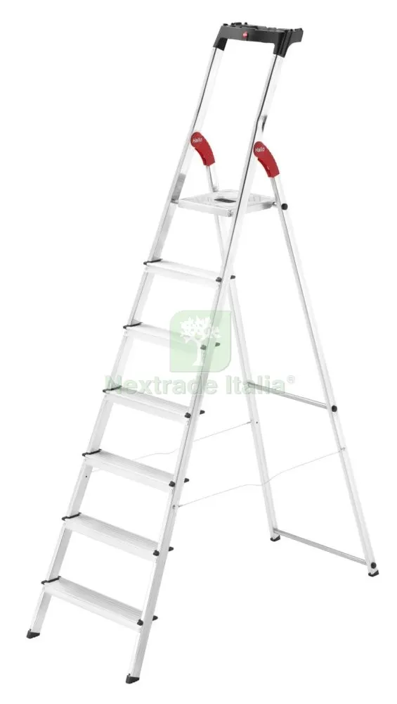 HAILO SCALA ALLUMINIO ART.L60 7 GRADINI — Casalinghi e organizzazione — rif. FERX.22929