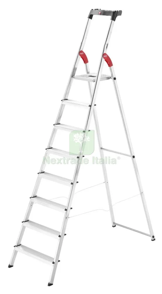 HAILO SCALA ALLUMINIO ART.L60 8 GRADINI — Casalinghi e organizzazione — rif. FERX.22930