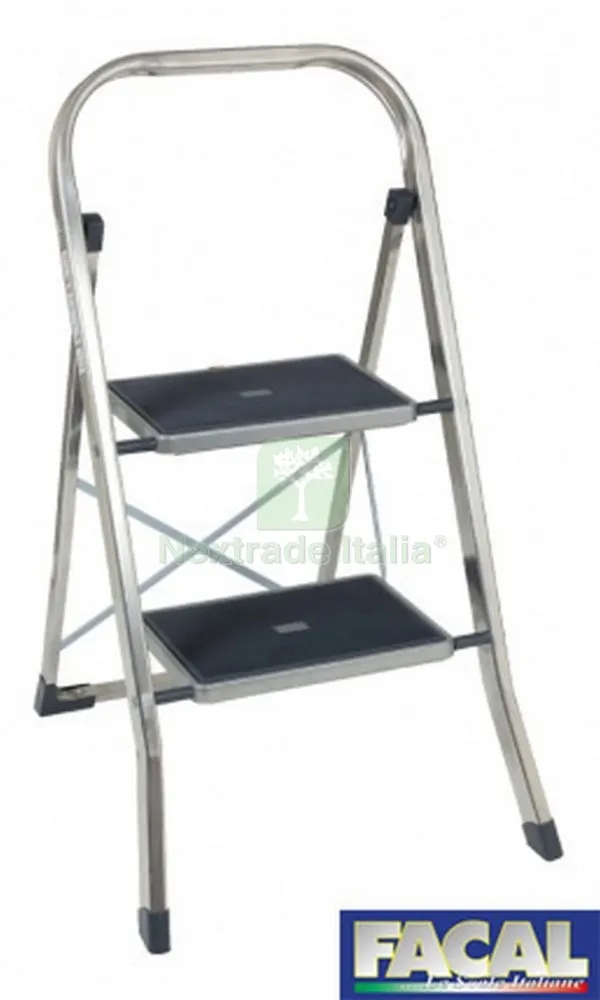 Sgabello Alluminio Joker 2 a 2 Gradini Larghi — Arredo — rif. FERX.22931 Sgabello Alluminio Joker 2 a 2 Gradini Larghi — Arredo — rif. FERX.22931