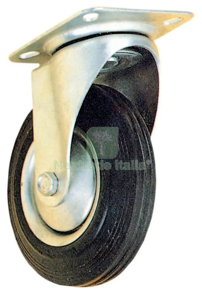 RUOTA INDUSTRIALE GIREVOLE DIAMETRO 100 EXPORT — Ferramenta per legno e mobili — rif. FERX.23010 RUOTA INDUSTRIALE GIREVOLE DIAMETRO 100 EXPORT — Ferramenta per legno e mobili — rif. FERX.23010