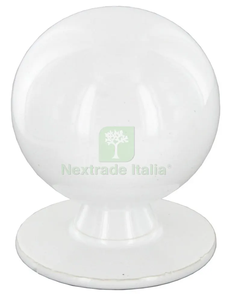 25PZ POMOLO ART. 2172 BIANCO MISURA C DIAMETRO 20 MM — Maniglie e pomelli — rif. FERX.23149 25PZ POMOLO ART. 2172 BIANCO MISURA C DIAMETRO 20 MM — Maniglie e pomelli — rif. FERX.23149