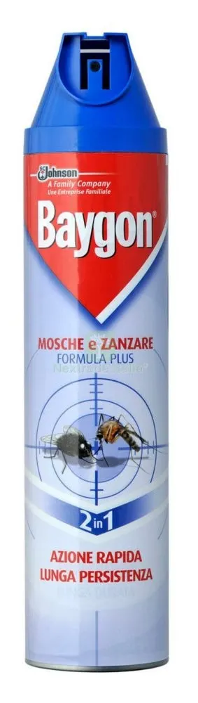 12PZ BAYGON SPRAY ML.400 MOSCHE E ZANZARE — Protezione piante e sementi — rif. FERX.2315 12PZ BAYGON SPRAY ML.400 MOSCHE E ZANZARE — Protezione piante e sementi — rif. FERX.2315