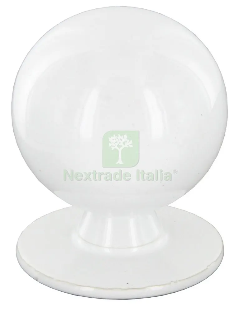 10PZ Cafim Pomolo ART. P2172.21 Bianco Misura a Diametro 30 MM — Maniglie e pomelli — rif. FERX.23151 10PZ Cafim Pomolo ART. P2172.21 Bianco Misura a Diametro 30 MM — Maniglie e pomelli — rif. FERX.23151