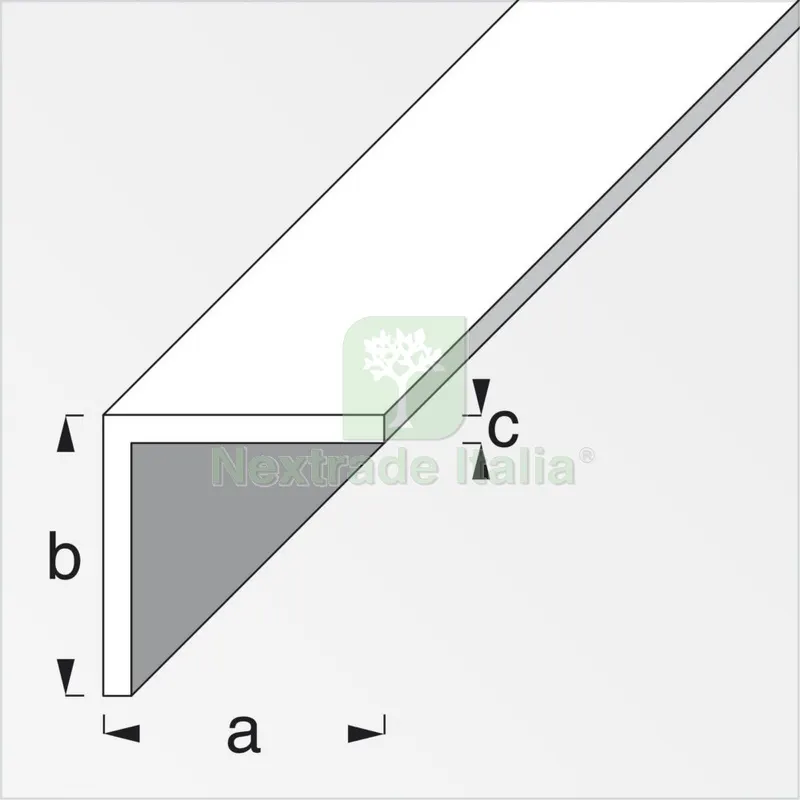 5PZ PROFILO BIANCO H.200 ANGOLARE 15X15X1 CM — Profili e angolari decorativi — rif. FERX.2318 5PZ PROFILO BIANCO H.200 ANGOLARE 15X15X1 CM — Profili e angolari decorativi — rif. FERX.2318