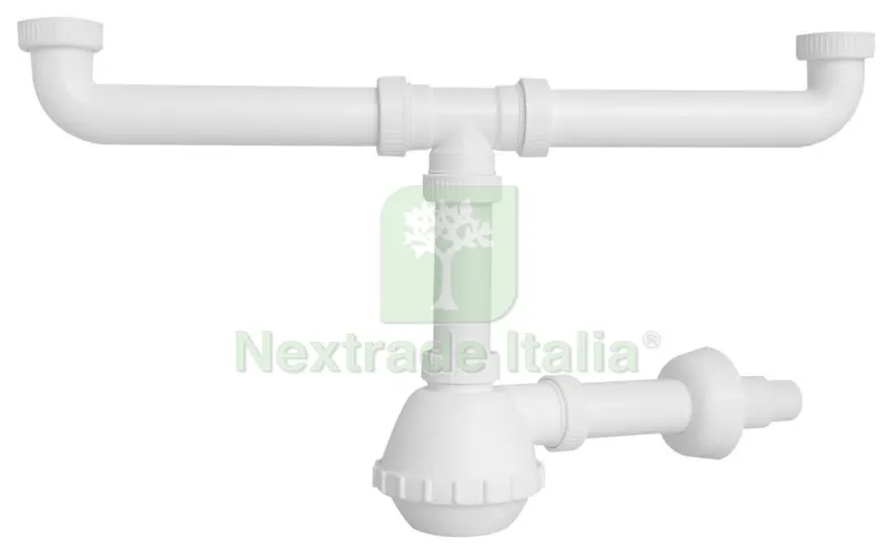 10PZ Sifone a Bottiglia x Lavello 2 VIE GR.1".1/2 — Sanitari e ceramiche — rif. FERX.23185 10PZ Sifone a Bottiglia x Lavello 2 VIE GR.1".1/2 — Sanitari e ceramiche — rif. FERX.23185
