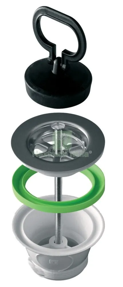 PILETTA PER LAVELLO INOX 1".1/2DIAMETRO. 70 — Scarichi e sifoni — rif. FERX.23189