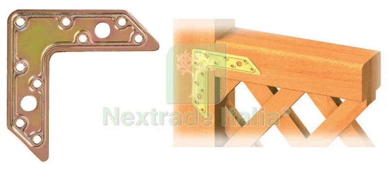 10PZ Piastra "L" Acciaio Tropicalizzato CM 16X11X3,2 MM 160X110X32 — Casalinghi e organizzazione — rif. FERX.2323 10PZ Piastra "L" Acciaio Tropicalizzato CM 16X11X3,2 MM 160X110X32 — Casalinghi e organizzazione — rif. FERX.2323
