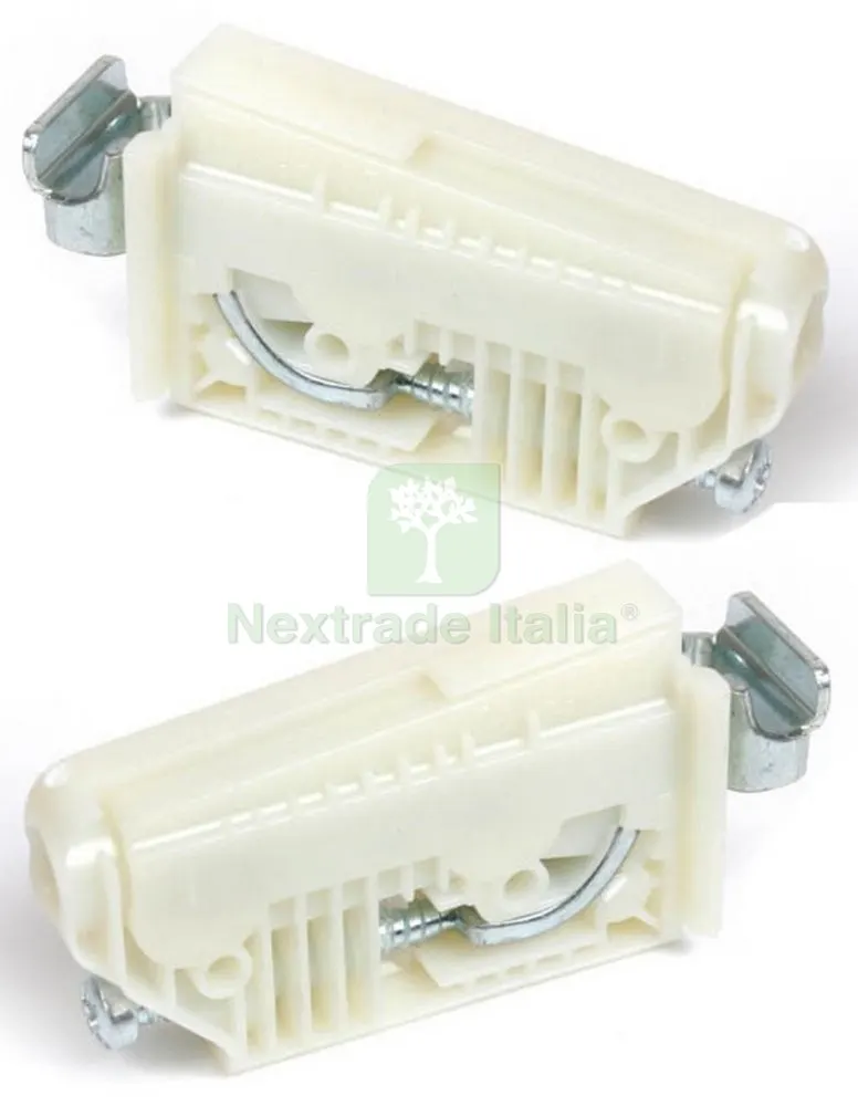 5BLISTER Blister Attaccaglie Regolabile Bianco Destra /SINISTRA (PZ.2) — Ferramenta per legno e mobili — rif. FERX.23366 5BLISTER Blister Attaccaglie Regolabile Bianco Destra /SINISTRA (PZ.2) — Ferramenta per legno e mobili — rif. FERX.23366