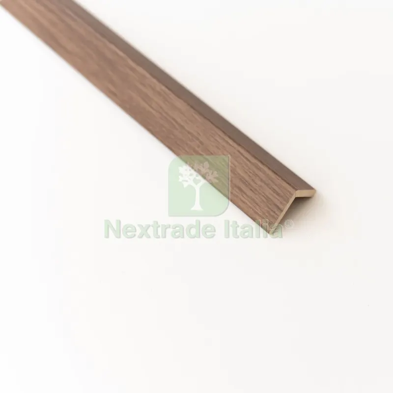 20PZ PARASPIGOLO IN MDF ROVERE SCURO MM.28X28X3000 — Isolanti e reti — rif. FERX.2342