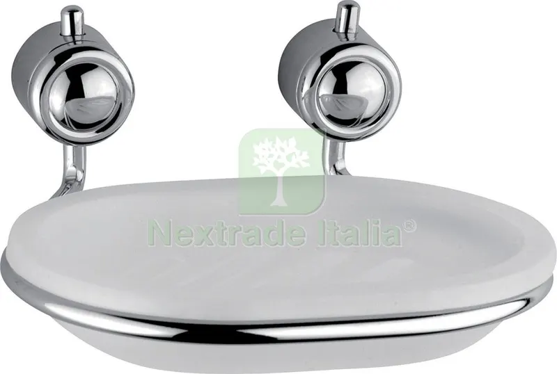 Diana ART. XL-802 Portasapone Cromo — Accessori bagno — rif. FERX.23451