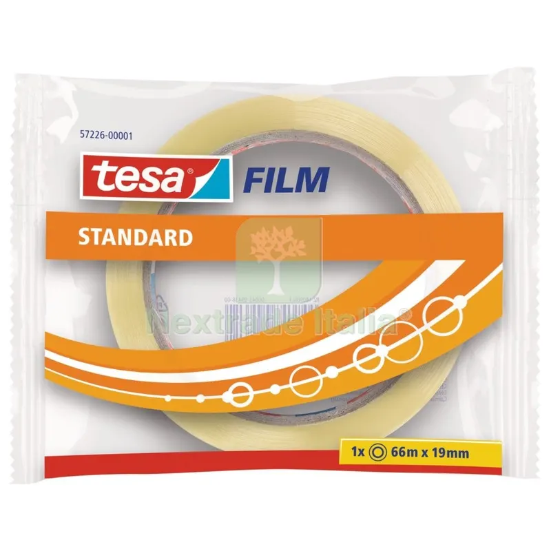8PZ TESA NASTRO TRASPARENTE CARAMELLA M.66X19MM — Misurazione e taglio manuale — rif. FERX.2360 8PZ TESA NASTRO TRASPARENTE CARAMELLA M.66X19MM — Misurazione e taglio manuale — rif. FERX.2360