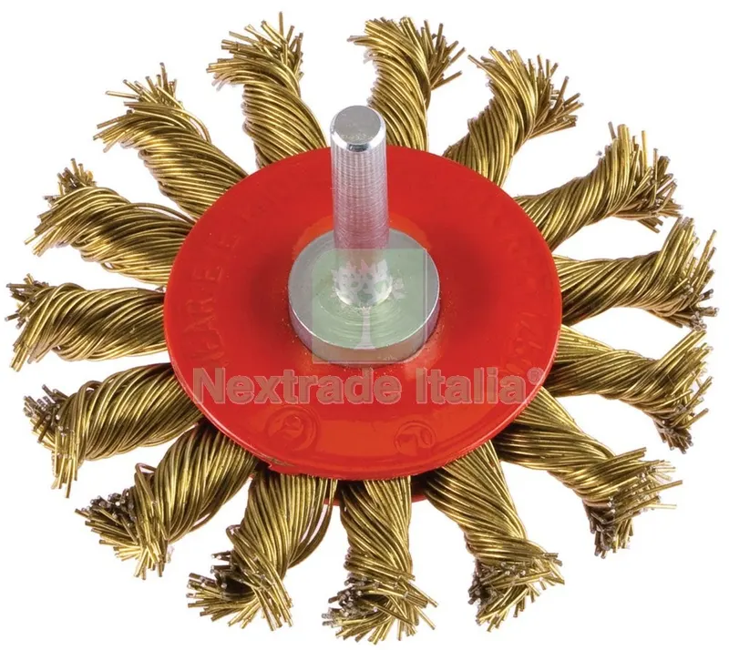 POGGI ART. 475.70 SPAZZOLA CIRCOLARE 100 MAZZETTI RITORTI G6 — Punte, frese e dischi — rif. FERX.23626 POGGI ART. 475.70 SPAZZOLA CIRCOLARE 100 MAZZETTI RITORTI G6 — Punte, frese e dischi — rif. FERX.23626