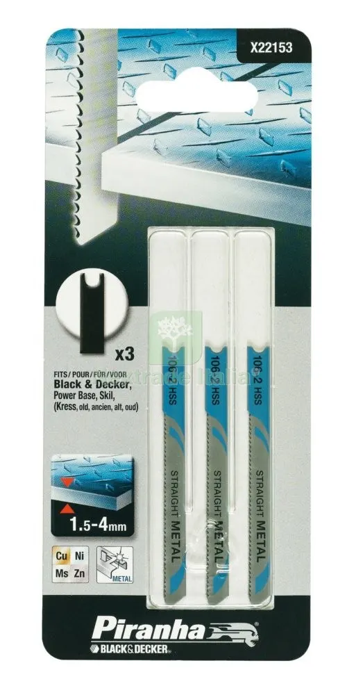 PIRANHA X22153 3 LAME METALLO FRESATE T/MEDIO — Punte, frese e dischi — rif. FERX.23879