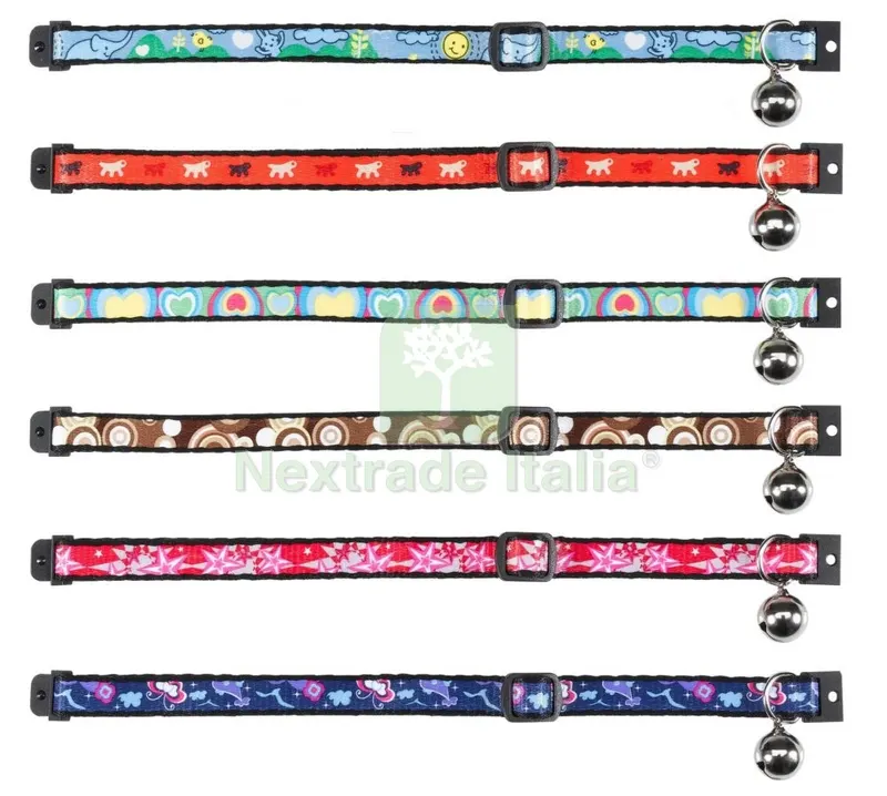 6PZ Collare x Gatti GAT 5627 C10-32 Assortito i — Fascette e collari — rif. FERX.23938 6PZ Collare x Gatti GAT 5627 C10-32 Assortito i — Fascette e collari — rif. FERX.23938