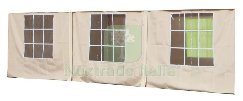 SET TELI LATERALI X GAZEBO "CARPOT MAGNUM" ECRU — Gazebo e strutture giardino — rif. FERX.2394