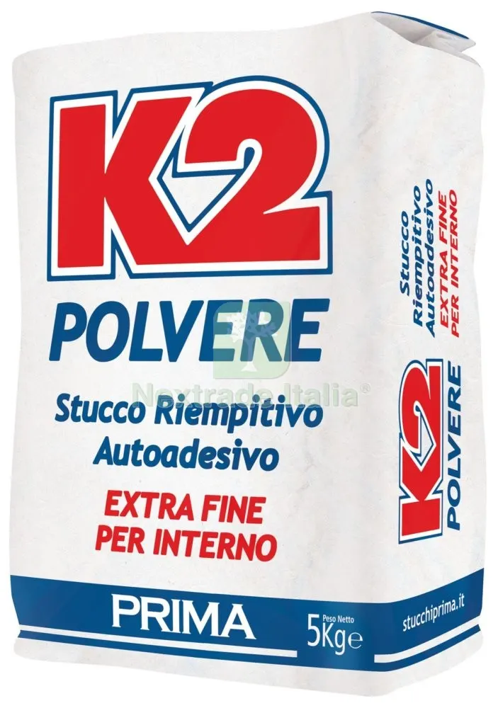 4PZ STUCCO IN POLVERE "K2" DA KG. 5 — Stucchi e rasanti — rif. FERX.24060 4PZ STUCCO IN POLVERE "K2" DA KG. 5 — Stucchi e rasanti — rif. FERX.24060