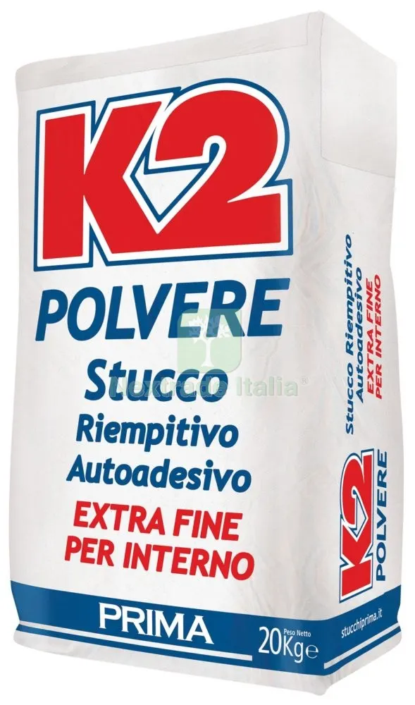 STUCCO IN POLVERE "K2" DA KG.20 — Stucchi e rasanti — rif. FERX.24061 STUCCO IN POLVERE "K2" DA KG.20 — Stucchi e rasanti — rif. FERX.24061