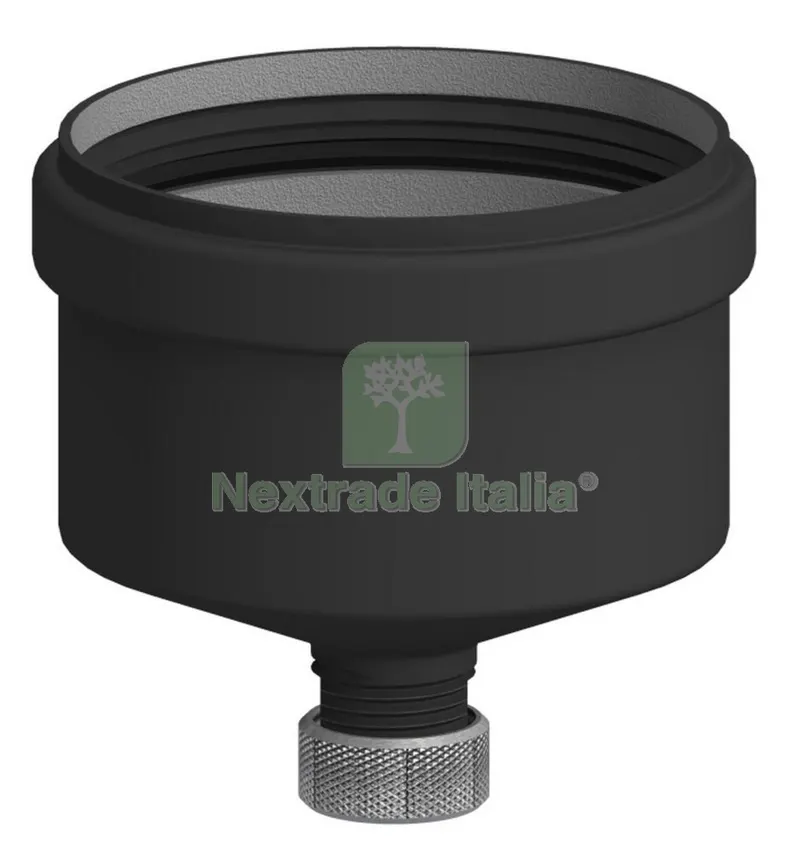 Scarico Condensa Alluminio Nero Diametro 80F.X Pellet — Stufe e camini — rif. FERX.24255 Scarico Condensa Alluminio Nero Diametro 80F.X Pellet — Stufe e camini — rif. FERX.24255