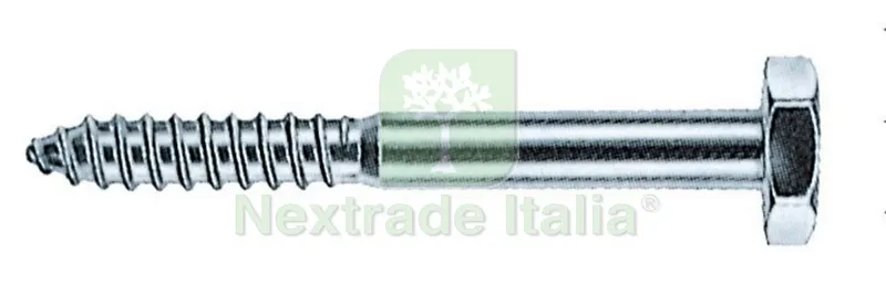 50PZ TIRAFONDI ZINCATI MM.10X 80 — Viti — rif. FERX.24284 50PZ TIRAFONDI ZINCATI MM.10X 80 — Viti — rif. FERX.24284