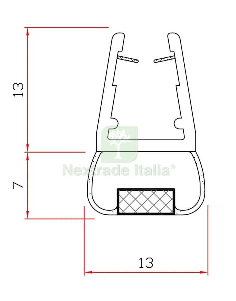 10PZ GUARNIZIONE PER BOX DOCCIA 2 M MOD.411 — Guarnizioni e tenute — rif. FERX.24304 10PZ GUARNIZIONE PER BOX DOCCIA 2 M MOD.411 — Guarnizioni e tenute — rif. FERX.24304