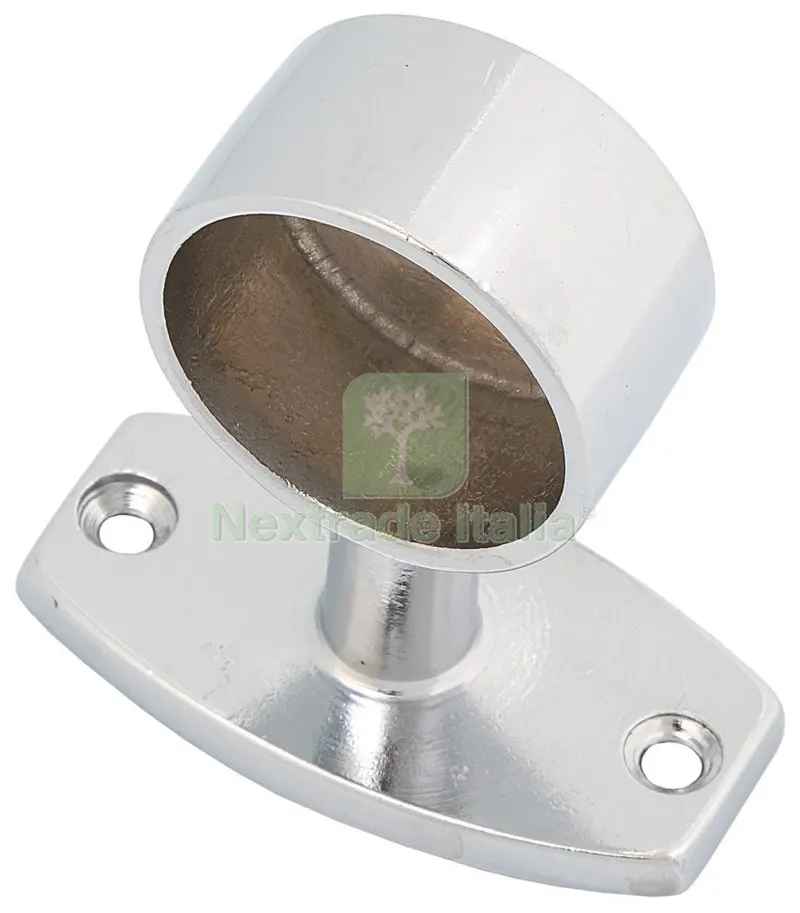 5PZ FINALE IN OTTONE CROMATO DA AVVITARE X TUBO MM.25 — Tubi e raccordi — rif. FERX.24354