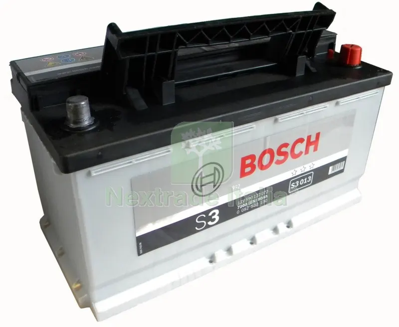 Batteria Auto Bosch S3013 90AH Destra — Pile e batterie — rif. FERX.24391 Batteria Auto Bosch S3013 90AH Destra — Pile e batterie — rif. FERX.24391
