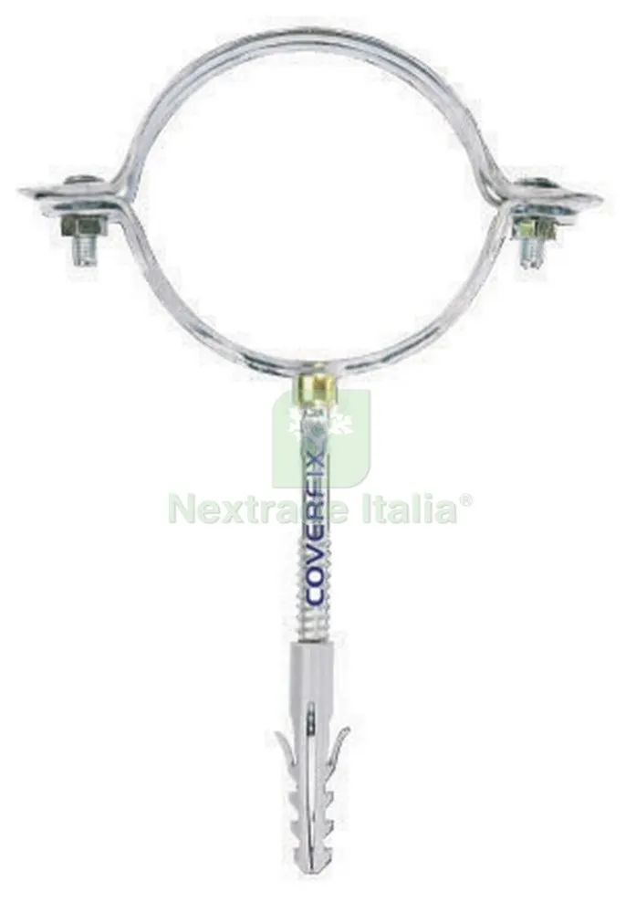 50PZ COLLARI X PLUVIALI ZINCATI TONDI MM. 60 — Fascette e collari — rif. FERX.24458 50PZ COLLARI X PLUVIALI ZINCATI TONDI MM. 60 — Fascette e collari — rif. FERX.24458
