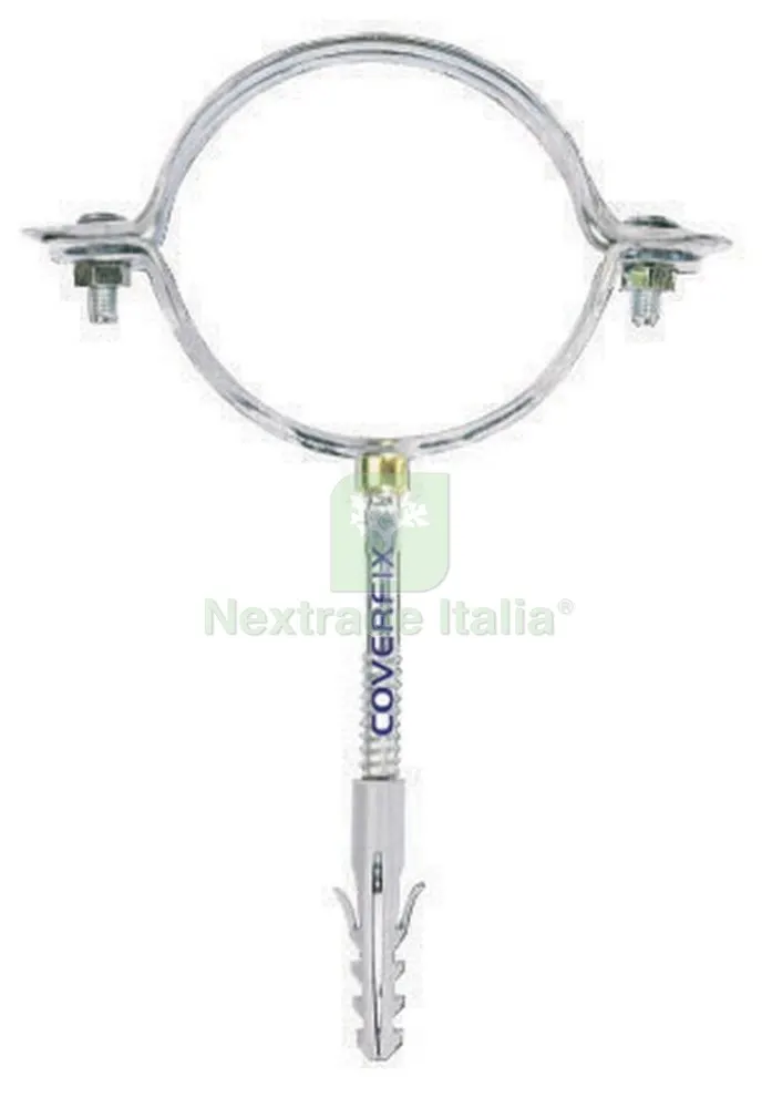 50PZ COLLARI X PLUVIALI ZINCATI TONDI MM. 80 — Fascette e collari — rif. FERX.24461 50PZ COLLARI X PLUVIALI ZINCATI TONDI MM. 80 — Fascette e collari — rif. FERX.24461