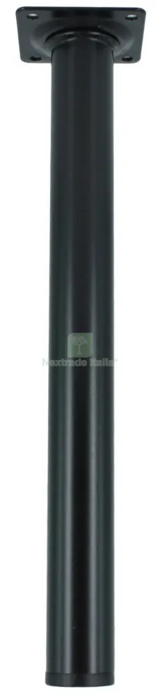 4PZ PIEDINO ACCIAIO DIAMETRO 30 H CM.10 COLORE NERO — Accessori bagno — rif. FERX.24466 4PZ PIEDINO ACCIAIO DIAMETRO 30 H CM.10 COLORE NERO — Accessori bagno — rif. FERX.24466