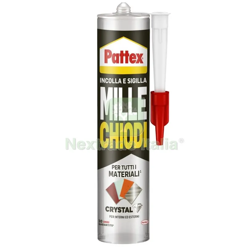 12PZ Pattex Millechiodi Crystal Cartuccia GR.290 — Chiodi e graffe — rif. FERX.24505