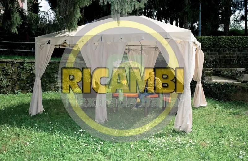 SET TELI LATERALI PER GAZEBO "ARMONIA" — Gazebo e strutture giardino — rif. FERX.2453