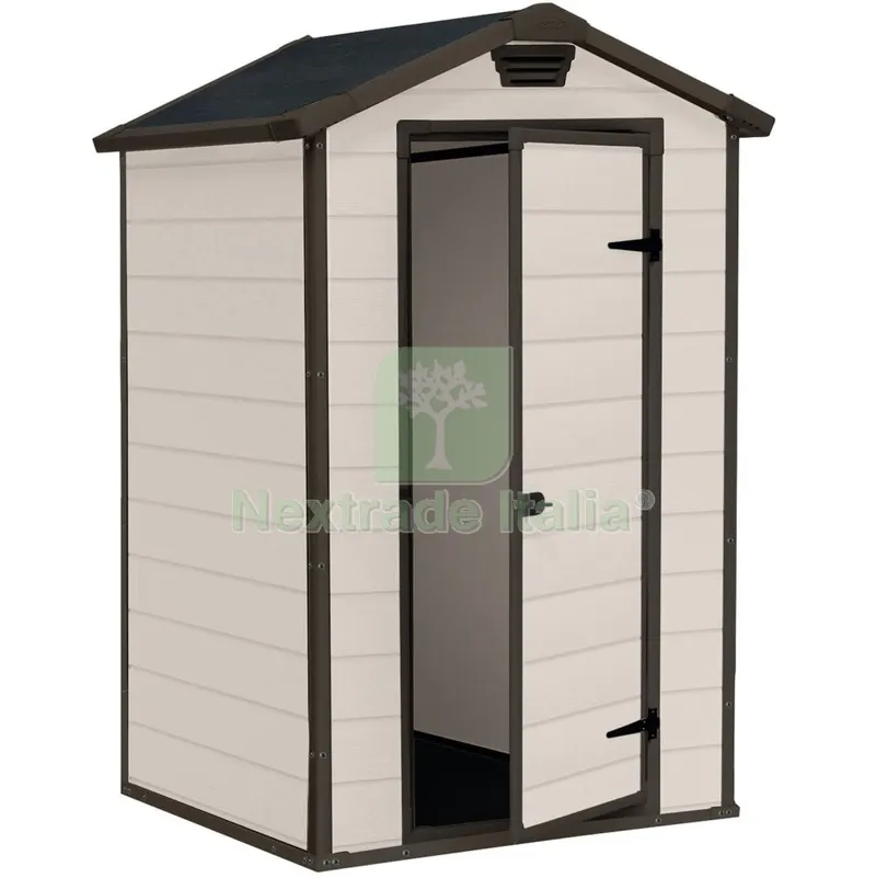 CASETTA KETER MANOR EFFETTO LEGNO BEIGE CM. 129X103X196H — Tempo libero outdoor — rif. FERX.248 CASETTA KETER MANOR EFFETTO LEGNO BEIGE CM. 129X103X196H — Tempo libero outdoor — rif. FERX.248