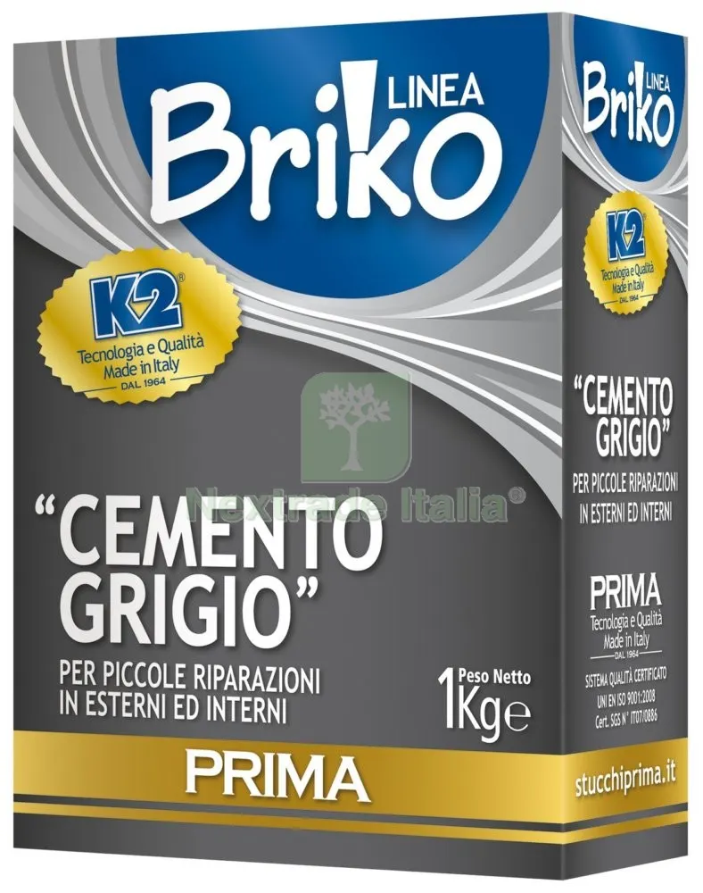 12PZ Linea Briko Cemento Grigio da KG. 1 — Cemento, malte e collanti edili — rif. FERX.24824 12PZ Linea Briko Cemento Grigio da KG. 1 — Cemento, malte e collanti edili — rif. FERX.24824