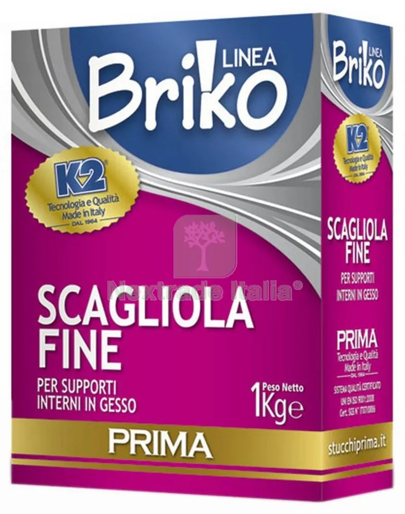 12PZ LINEA BRIKO SCAGLIOLA FINE DA KG. 1 — Isolanti e reti — rif. FERX.24827