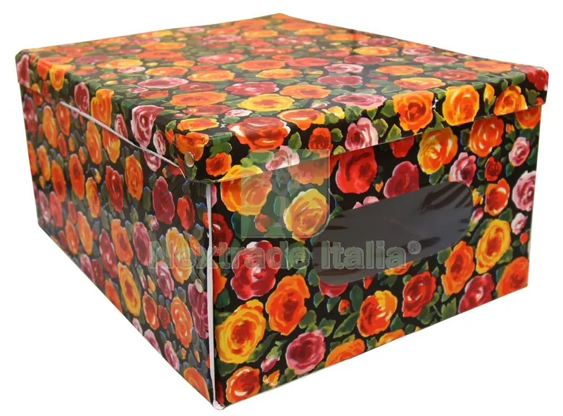 24PZ SCATOLA IN PVC MODELLO JUMBY CM 40X50X25 ASSORTITO — Casalinghi e organizzazione — rif. FERX.24940 24PZ SCATOLA IN PVC MODELLO JUMBY CM 40X50X25 ASSORTITO — Casalinghi e organizzazione — rif. FERX.24940