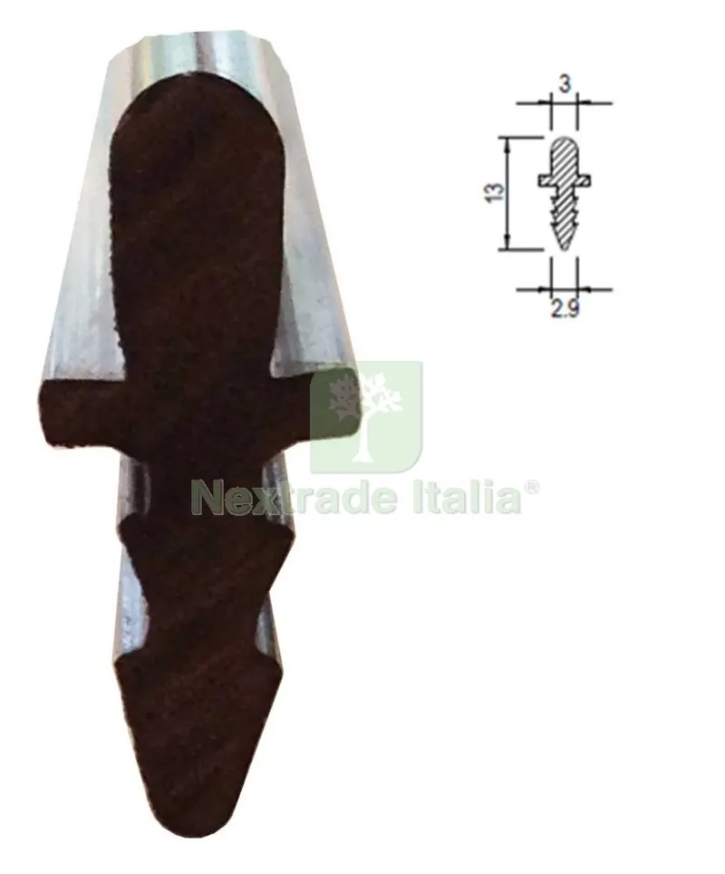 Profilo Guida in Plastica MT.2 — Ferramenta per legno e mobili — rif. FERX.24992 Profilo Guida in Plastica MT.2 — Ferramenta per legno e mobili — rif. FERX.24992