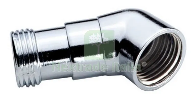 Curva Cromata GR.1/2X1/2 per Doccette — Tubi e raccordi — rif. FERX.25057 Curva Cromata GR.1/2X1/2 per Doccette — Tubi e raccordi — rif. FERX.25057