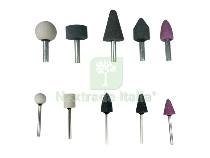 SET 10 MOLETTE ABRASIVE — Punte, frese e dischi — rif. FERX.2519