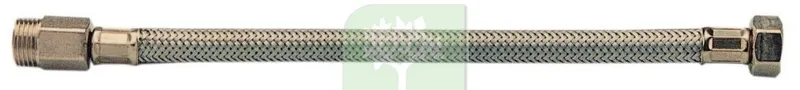 10PZ FLESSIBILI IN ALLUMINIO PROLUNGATO MASCHIO 1/2 FEMMINA 3/8 CM. 35 — Interruttori e prese — rif. FERX.25193