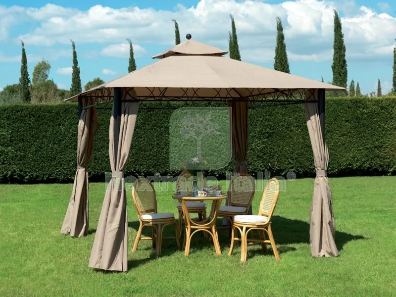 Gazebo "eden" MT.3X3 YF-3290 300X300X270H — Gazebo e strutture giardino — rif. FERX.2525 Gazebo "eden" MT.3X3 YF-3290 300X300X270H — Gazebo e strutture giardino — rif. FERX.2525