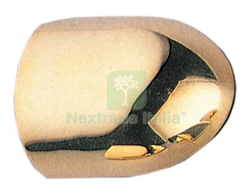 2PZ Arresto Ottone Lucido x Portoni MM. 80X60 — Ferramenta porte e finestre — rif. FERX.25307