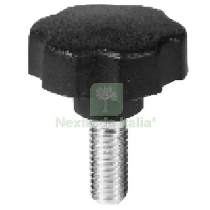 5BLISTER BL VOLANTINI NERI C.GAMBO D.40 M8X20 (PZ.4) — Rubinetti e valvole — rif. FERX.2536