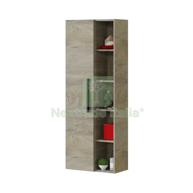 Kit Colonna Bagno Athena 1ANTA+1GIORNO CM.51X25X135H Rovere Alaska — Accessori bagno — rif. FERX.25431