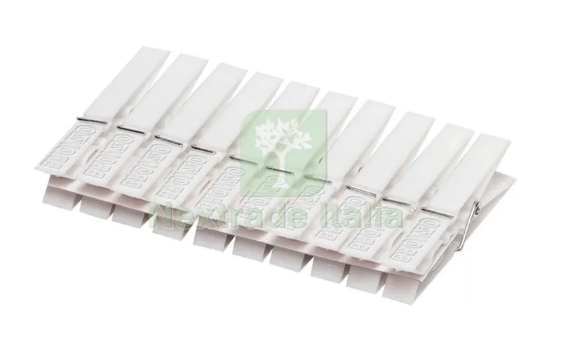 12CF MOLLETTE PER PANNI "EXTRA" BIANCHE PZ.20 — Stendibiancheria e bucato — rif. FERX.2545