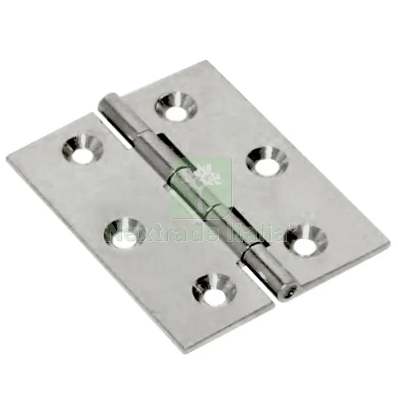 BL Cerniere Fresate Piane Nichelate GR.60X50 CM (PZ.2) — Cerniere e cardini — rif. FERX.2550