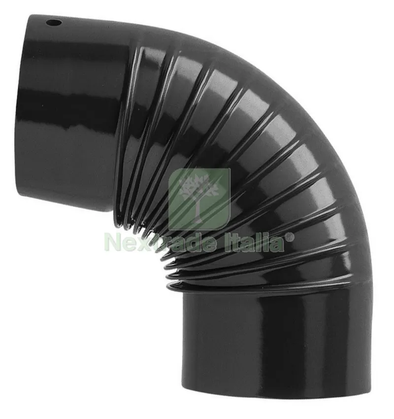 12PZ GOMITO X STUFA 90 DIAMETRO 12 NERO — Tubi e raccordi — rif. FERX.2554 12PZ GOMITO X STUFA 90 DIAMETRO 12 NERO — Tubi e raccordi — rif. FERX.2554