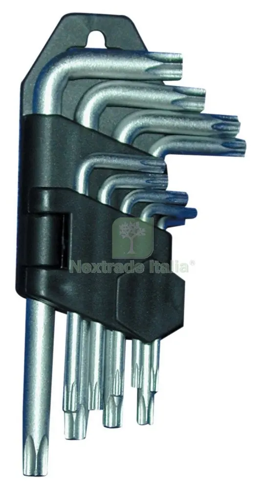 6CF Chiavi Torx 9 PZ. T10-T50 Cromo Vanadio 20056 — Chiavi e bussole — rif. FERX.25696